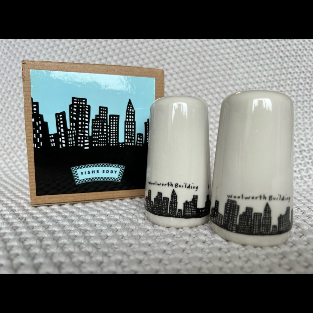 Fish Eddy Salt and Pepper Shakers - NYC